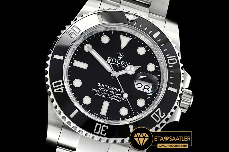 Submariner V9 Siyah Super Clone Rolsub0235b