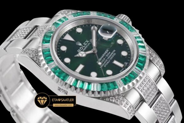 Submariner116610lvyeşil rolex submariner date 116610lv 904l green diamond yeşil kadran super clone eta (3) 03