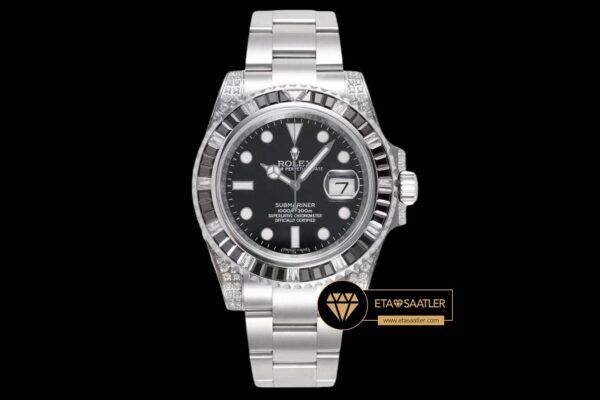 Rolex Submariner Date 116610LN Black Diamond Siyah Kadran 904L Super Clone ETA