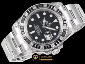 Rolex Submariner Date 116610LN Black Diamond Siyah Kadran 904L Super Clone ETA