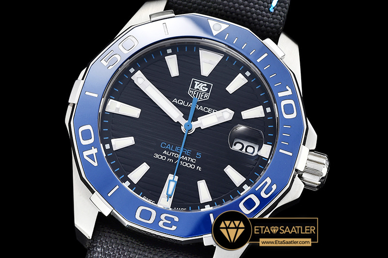 Tag0307 Aquaracer Calibre 5 Cer Blue Ssny Black V6f Asia 2824 Tag0307