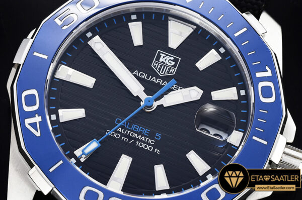Tag0307 aquaracer calibre 5 cer blue ssny black v6f asia 2824 tag0307 3