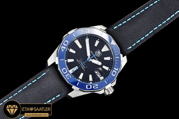 Tag0307 aquaracer calibre 5 cer blue ssny black v6f asia 2824 tag0307 4
