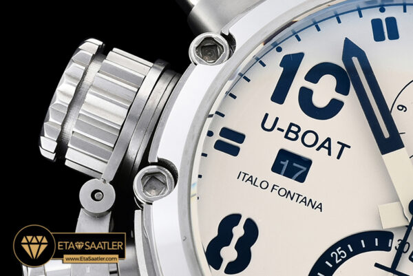 Ubt029a uboat chimera chronograph ssle cream white a7750 ubt029a 3