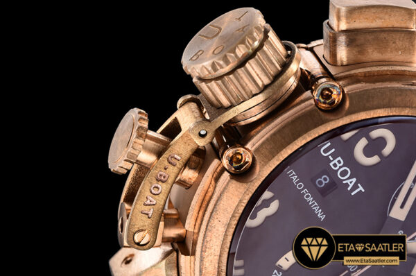 Ubt030 uboat chimera bronze chronograph bzle brown a7750 ubt030 11