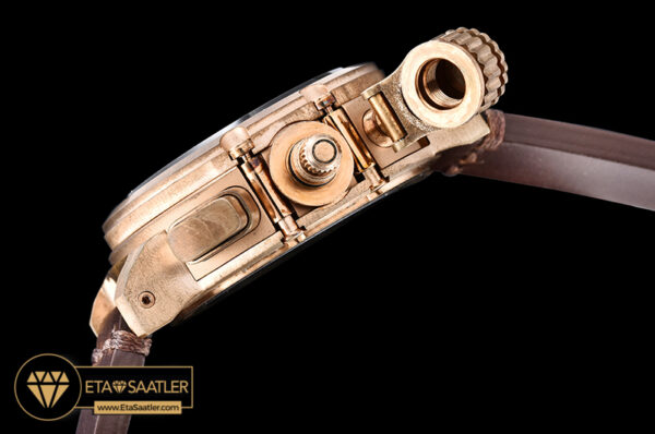 Ubt030 uboat chimera bronze chronograph bzle brown a7750 ubt030 12