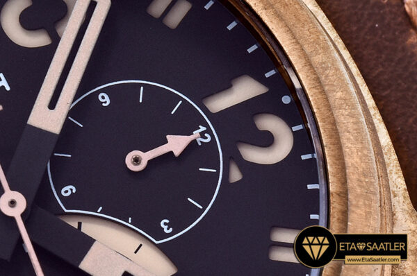 Ubt030 uboat chimera bronze chronograph bzle brown a7750 ubt030 2