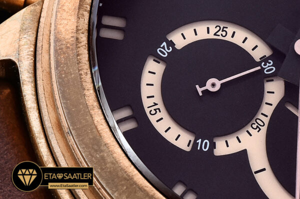 Ubt030 uboat chimera bronze chronograph bzle brown a7750 ubt030 3