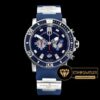 Ulysse Nardin Maxi Marine Diver Chronograph Mavi Kadran Mavi Kordon ETA