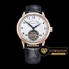 A Lange & Sohne 1815 Tourbillon Pembe Altın Kasa Beyaz Kadran ETA