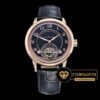 A Lange & Sohne 1815 Tourbillon Handwerkskunst Pembe Altın Kasa Siyah Kadran ETA