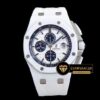 Audemars Piguet Royal Oak Offshore Chronograph Seramik Kasa Beyaz Kadran ETA