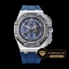 Audemars Piguet Royal Oak Offshore Chronograph Michael Schumacher Çelik Kasa Mavi Kadran ETA