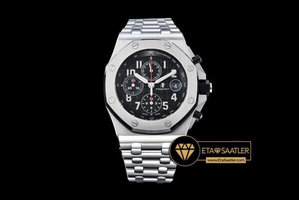 AP0374B – AP Royal Oak Chrono 26470 SSSS Black A3126 – Noob modelleri