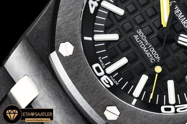 AP0527 – Royal Oak Diver 15706 FCRU Black XF V2 Swiss 2846 Mod modelleri