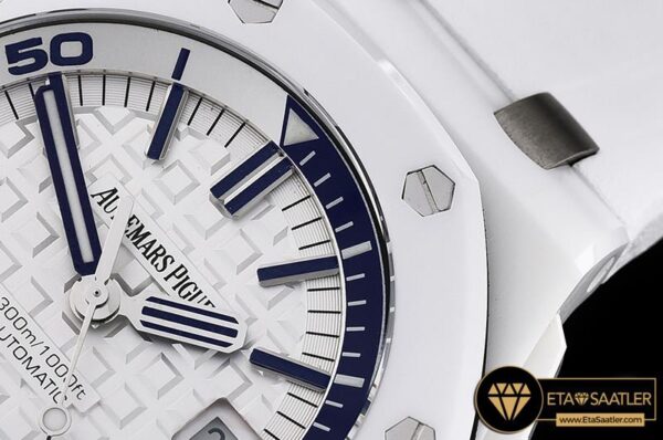 AP0546 – Royal Oak Diver 15707CE CERRU White JF V2 MY9015 Mod modelleri