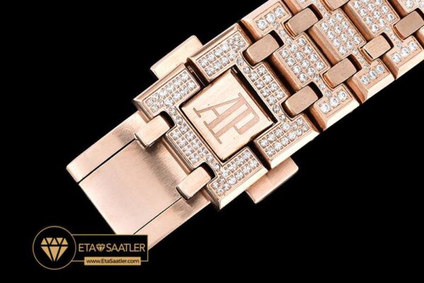 AP0385A – Royal Oak Chronograph 26322O RGRG Diams A7750 modelleri