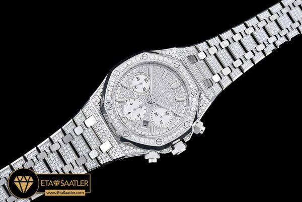 AP0385B – Royal Oak Chronograph 26322O SSSS Diams A7750 modelleri