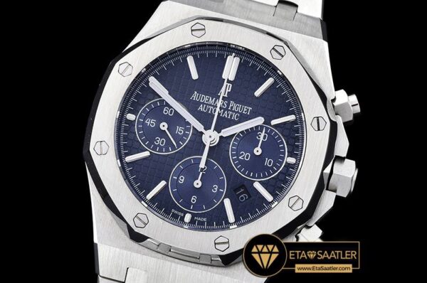 AP0386A – Royal Oak Chronograph 26320ST SSSS Blue JHF A7750 modelleri