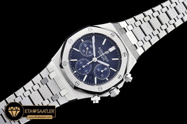 AP0386A – Royal Oak Chronograph 26320ST SSSS Blue JHF A7750 modelleri