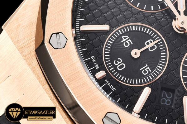 AP0419A – Royal Oak Chronograph 26320ST RGLE Black JHF A7750 modelleri