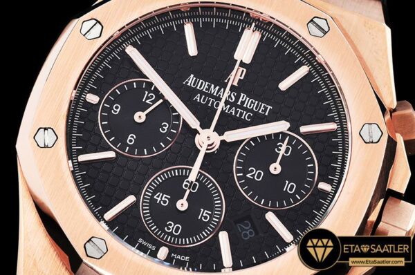 AP0419A – Royal Oak Chronograph 26320ST RGLE Black JHF A7750 modelleri