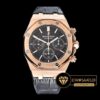 Audemars Piguet Royal Oak Chronograph 26320ST Pembe Altın Kasa Siyah Kadran ETA