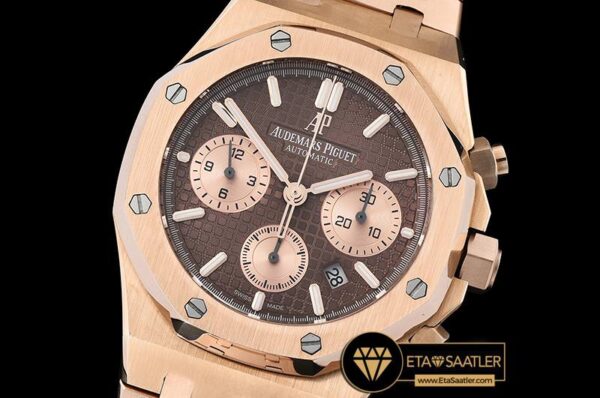 AP0486A – Royal Oak Chronograph 26320ST RGRG Brown JHF A7750 modelleri