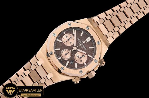 AP0486A – Royal Oak Chronograph 26320ST RGRG Brown JHF A7750 modelleri