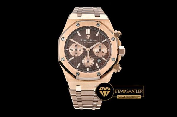AP0486A – Royal Oak Chronograph 26320ST RGRG Brown JHF A7750 modelleri