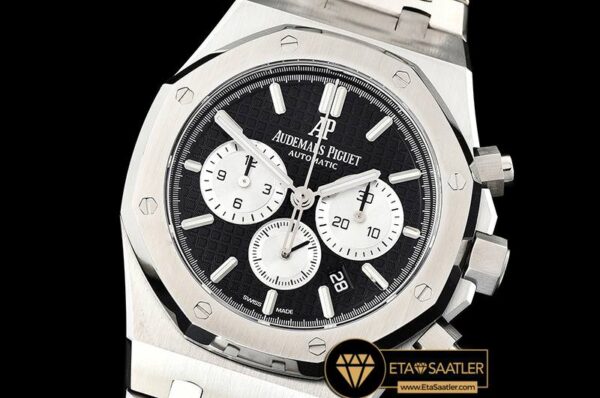 AP0557 – Royal Oak Chronograph 26331ST SSSS BlkWht OMF A7750 modelleri
