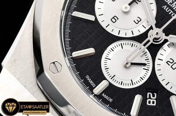 AP0557 – Royal Oak Chronograph 26331ST SSSS BlkWht OMF A7750 modelleri
