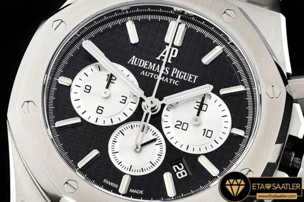 AP0557 – Royal Oak Chronograph 26331ST SSSS BlkWht OMF A7750 modelleri