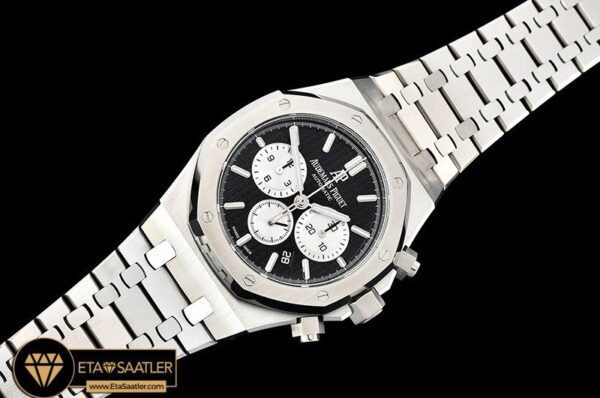 AP0557 – Royal Oak Chronograph 26331ST SSSS BlkWht OMF A7750 modelleri