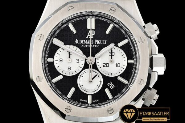 AP0557 – Royal Oak Chronograph 26331ST SSSS BlkWht OMF A7750 modelleri