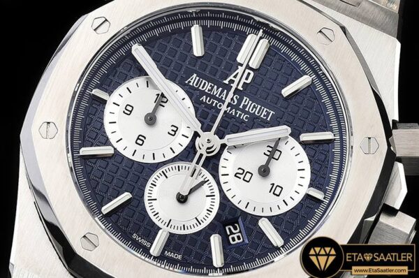 AP0558 – Royal Oak Chronograph 26331ST SSSS BlueWht OMF A7750 modelleri