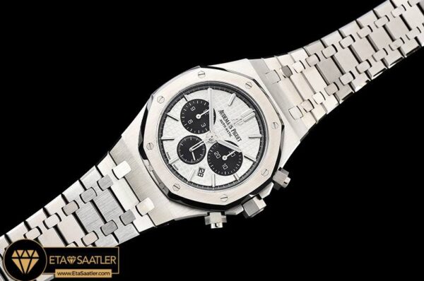 AP0559 – Royal Oak Chronograph 26331ST SSSS WhtBlk OMF A7750 modelleri