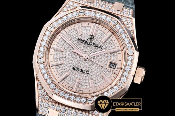 AP0410 – Royal Oak Ref.15450 37mm Diams RGLE Gold JF Mod A3120 modelleri