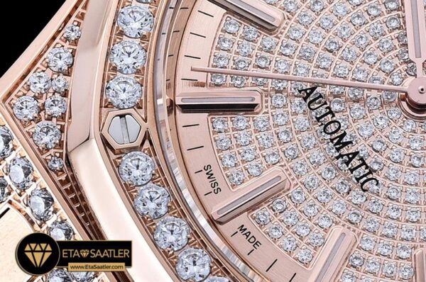 AP0410 – Royal Oak Ref.15450 37mm Diams RGLE Gold JF Mod A3120 modelleri