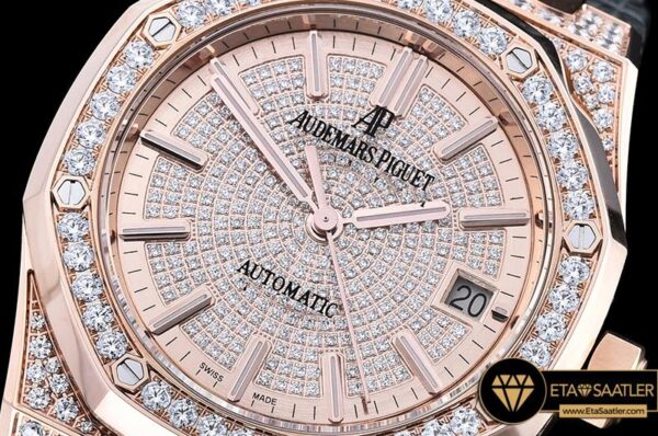 AP0410 – Royal Oak Ref.15450 37mm Diams RGLE Gold JF Mod A3120 modelleri