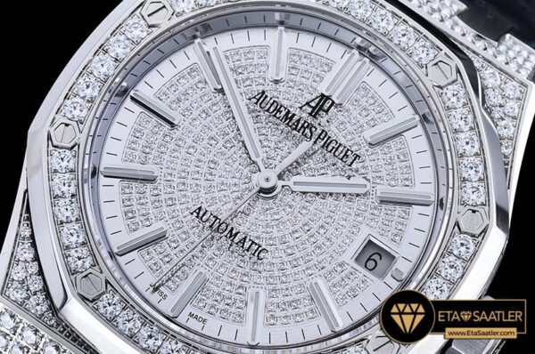 AP0411 – Royal Oak Ref.15450 37mm Diams SSLE White JF Mod A3120 modelleri
