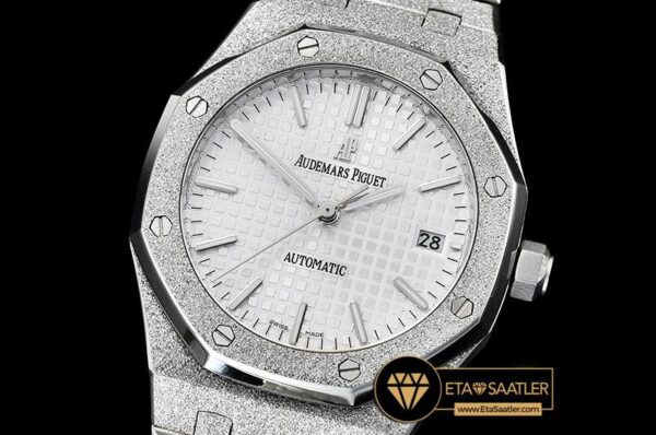 AP0511A – AP Royal Oak 37mm Frosted SSSS White JHF MY9015 modelleri