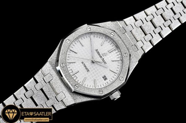 AP0511A – AP Royal Oak 37mm Frosted SSSS White JHF MY9015 modelleri