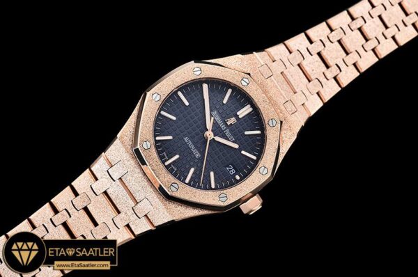 AP0513A – AP Royal Oak 37mm Frosted RGRG Blue JHF MY9015 modelleri