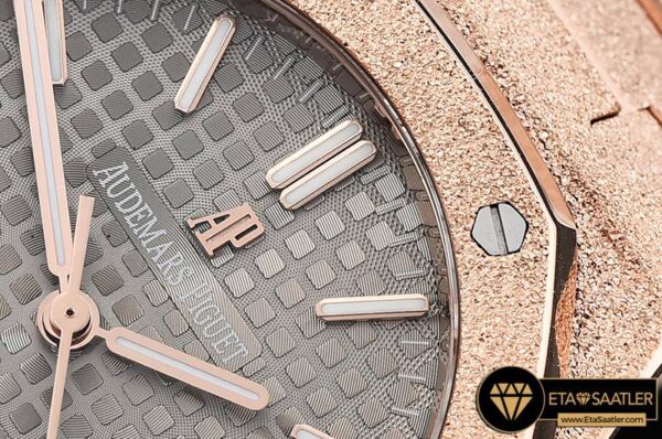 AP0513B – AP Royal Oak 37mm Frosted RGRG Grey JHF MY9015 modelleri
