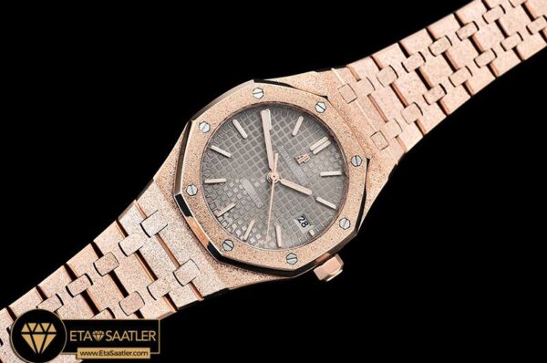 AP0513B – AP Royal Oak 37mm Frosted RGRG Grey JHF MY9015 modelleri