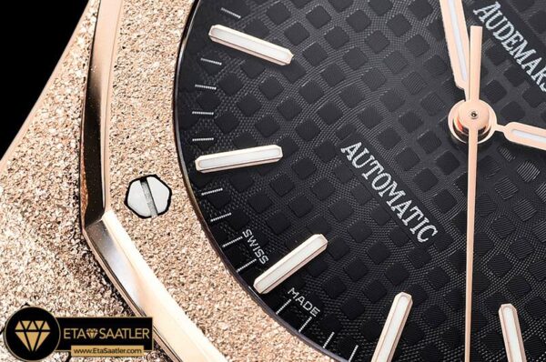 AP0513C – AP Royal Oak 37mm Frosted RGRG Black JHF MY9015 modelleri