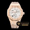 Audemars Piguet Royal Oak Dual Time 26120 Rose Kasa Beyaz Kadran ETA