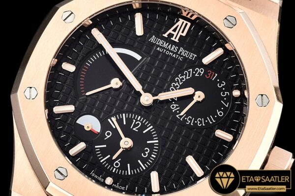 AP0563 – Royal Oak ReserveDuo Time 26120 RGRG Black Asia 23J modelleri