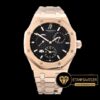 Audemars Piguet Royal Oak Dual Time 26120 Rose Kasa Siyah Kadran ETA